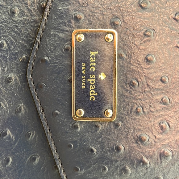 Kate Spade Tote. French navy. Used - Picture 7 of 8